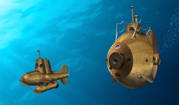 Creation of Steampunk submarines: Step 14